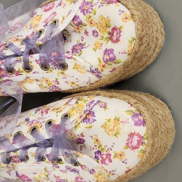 𝅺loveshackfancy superga women's size 39.5 EUC tropical sunset - Picture 2 of 8